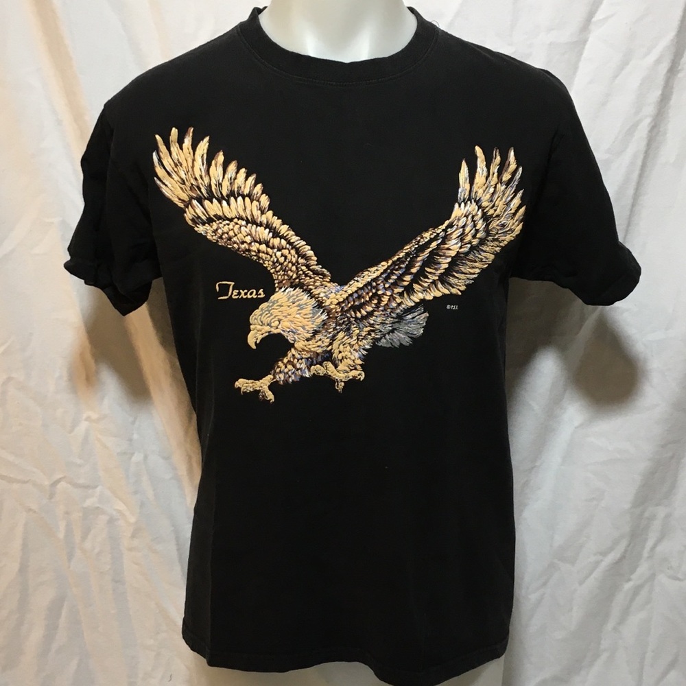 Puff Print Texas Eagle Shirt